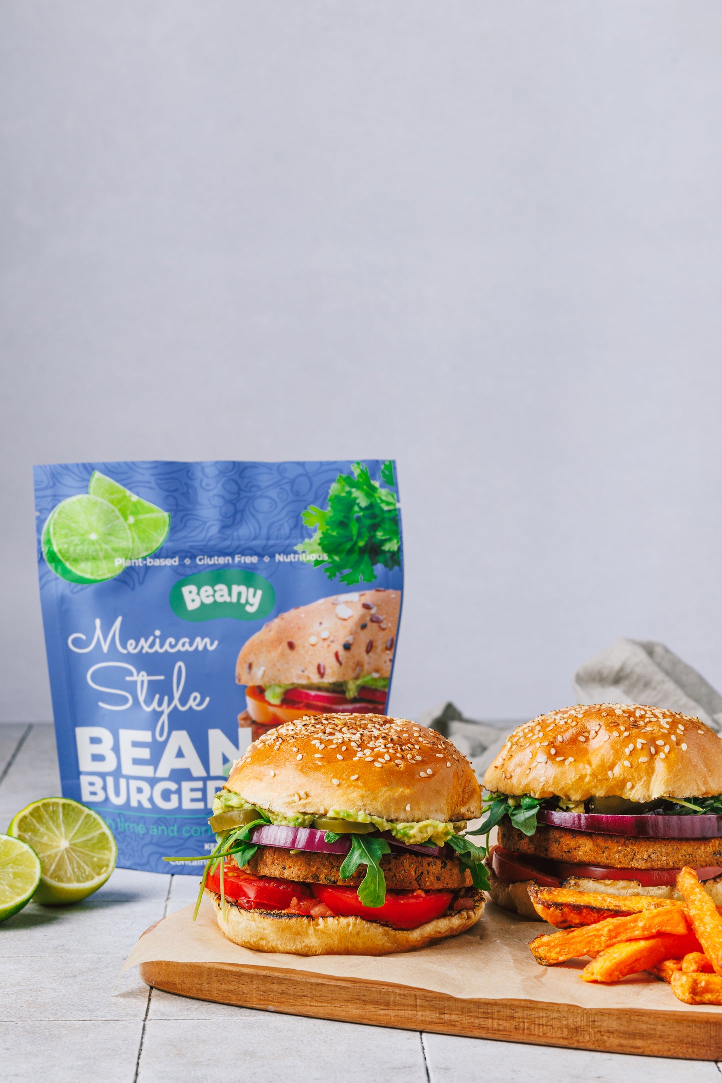 Mexican Style Bean Burgers