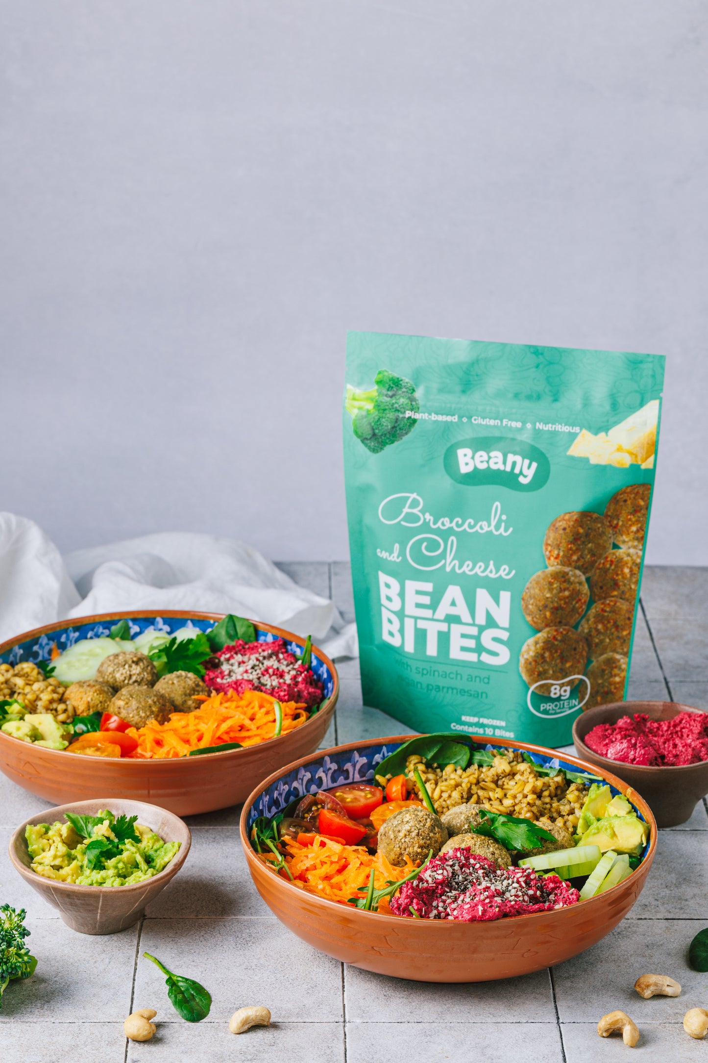 Broccoli and Cheese Bean Bites