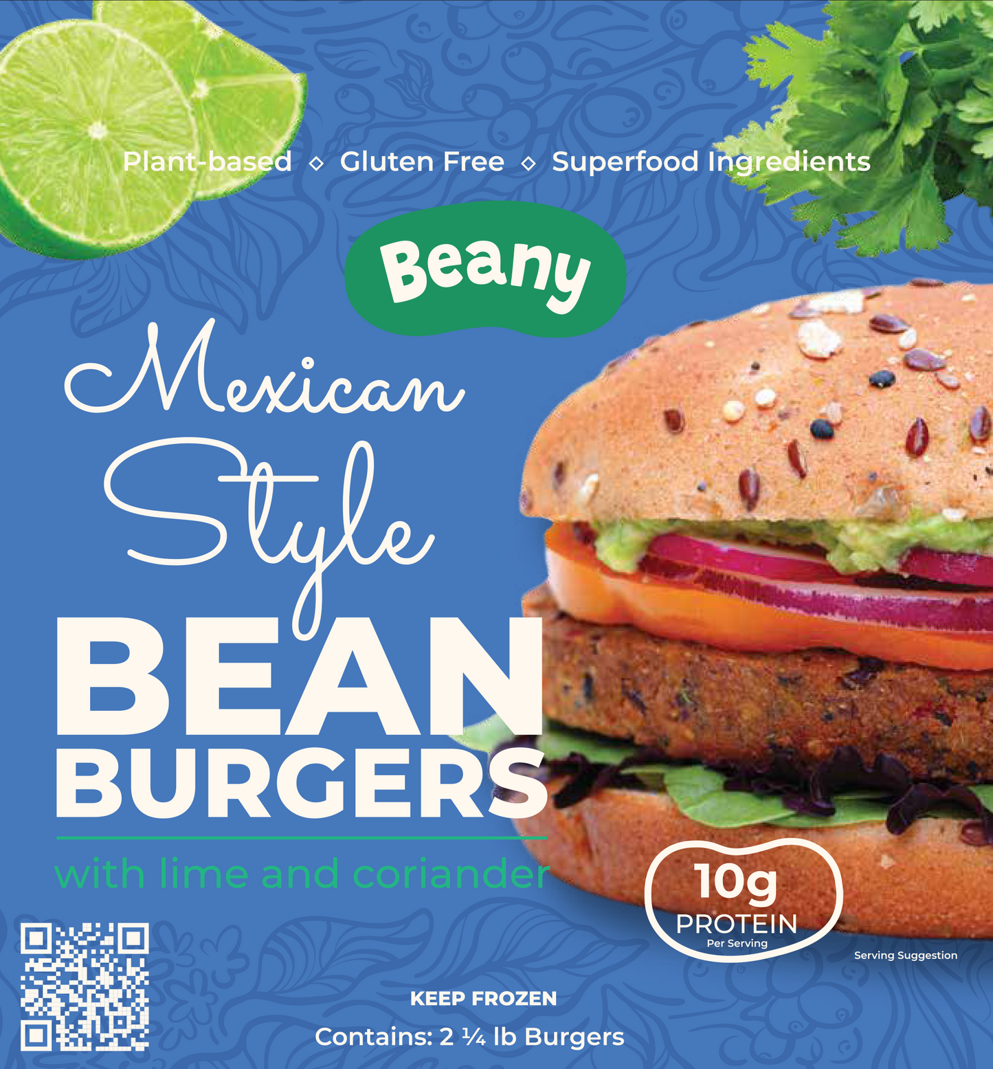 Mexican Style Bean Burgers